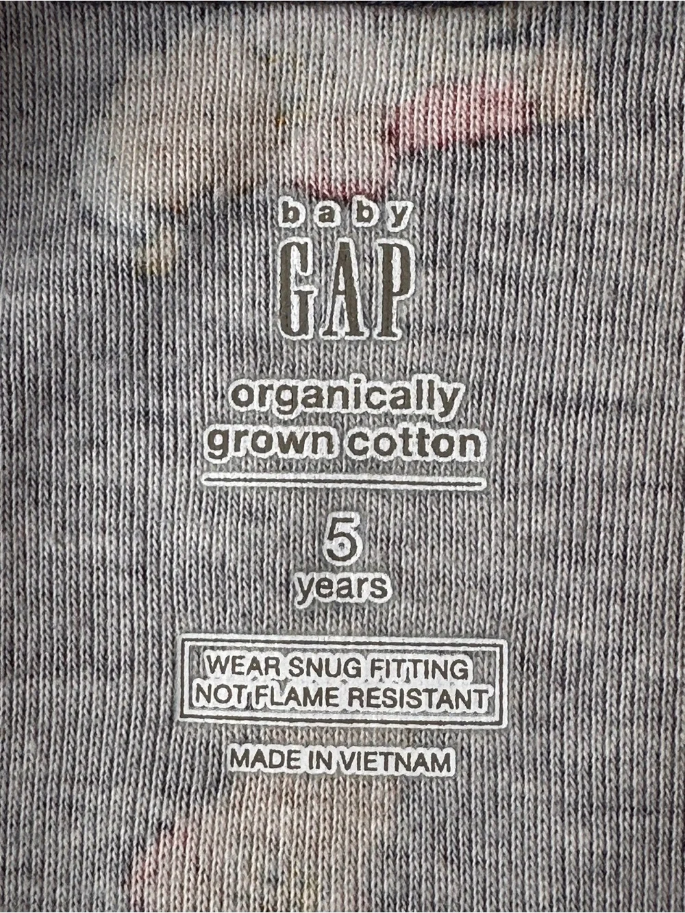 Baby Gap Bears Long John Pajama Set size 5